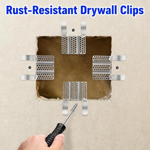 16 Pack Drywall Repair Clips, 1/2 inch Drywall Fastener | Home Repair - Image 6