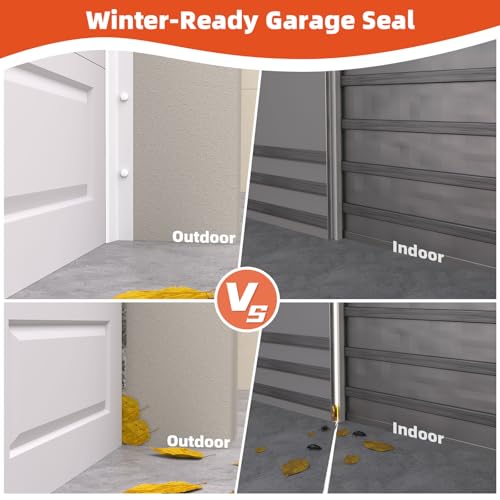 Garage Door Seal Top and Sides with Nails, 40 FT, White - Image 6