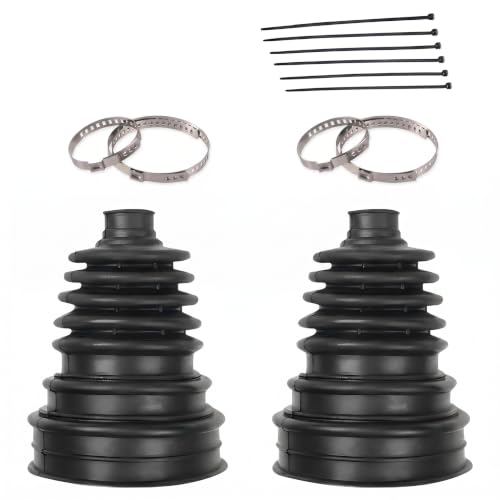 2 PCS CV Boot, Axle Boot Repair Kit with Stainless Steel Clamps - Image 2