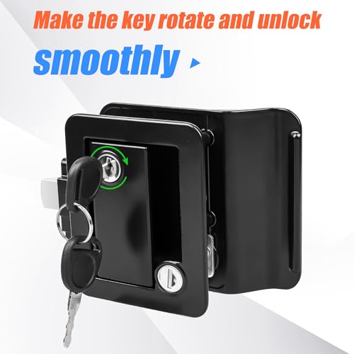 Black RV Door Lock Replacement, Upgraded RV Door Latch - Image 5