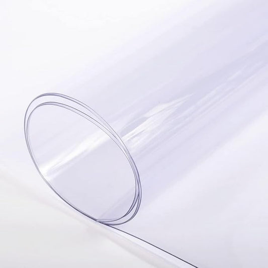 Farm Plastic Supply - Clear Vinyl Sheeting - 80 Mil - Vinyl Plastic Sheeting, Clear Vinyl Roll, Clear Vinyl Sheet for Storm Windows, Clear Vinyl, Covering, Tablecloth Protector (6.5' x 100')