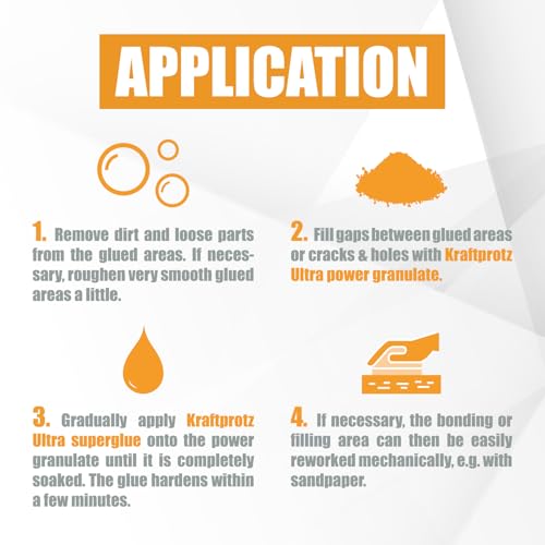 Plastic Repair Kit 3.9 oz - Super Glue with White Filler | Home Repair - Image 5