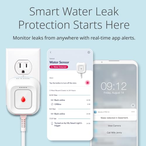 D-Link WiFi Water Leak Detector Starter Kit, with 2 Flood & Leak - Image 4