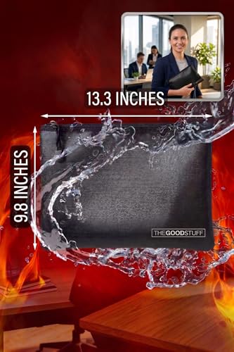 Fireproof Document Pouch (10"x13")- Protect Cash with a Fire Safe - Image 3