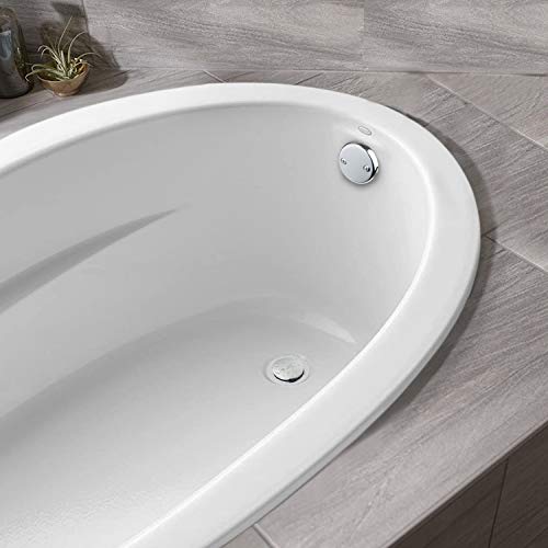 Tip-Toe Bathtub Drains Trim Set with Two-Hole Overflow - Image 3