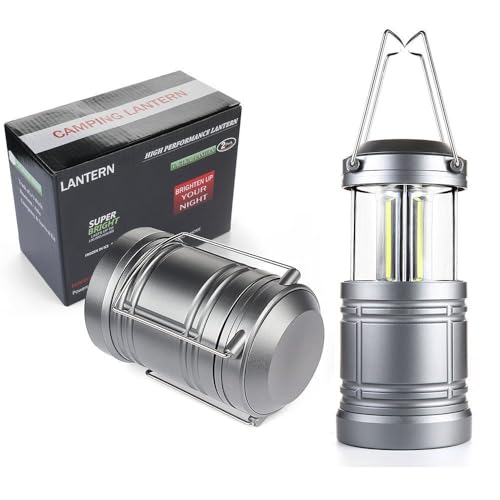 2 Pack LED Camping Lantern,Battery Powered Hanging | Travel Essentials - Image 5