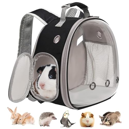 Guinea Pig Backpack, Space Capsule Bubble Window | Travel Essentials - Image 2