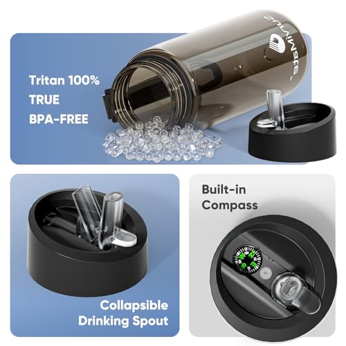SurviMate Purified Water Bottle for Camping, Hiking - Image 7