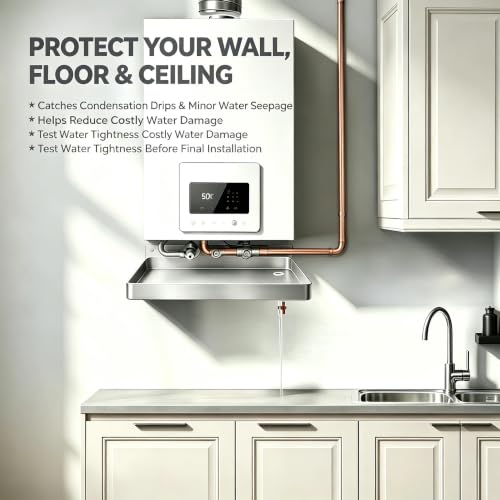 Tankless Water Heater Drain Pan 304 Stainless Steel | Home Repair - Image 7