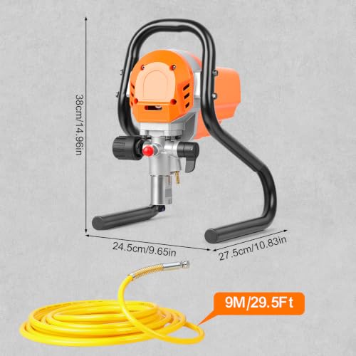1200W Airless Paint Sprayer, 3000PSI High Efficiency | Home Repair - Image 3