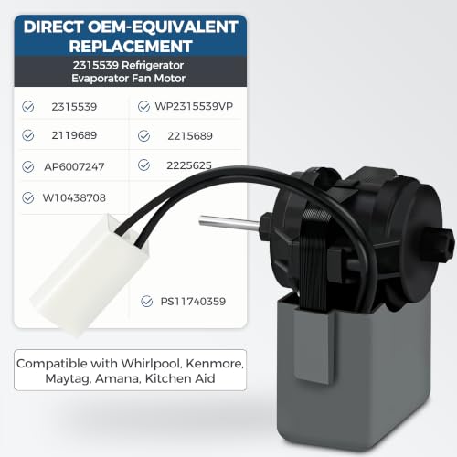 2315539 Refrigerator Evaporator Fan Motor - Image 5