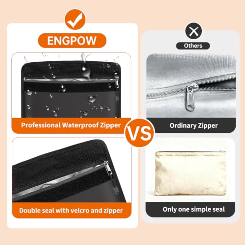 ENGPOW Fireproof Document Bag (13.5"x10.2") with Bonus Pouch - Image 7
