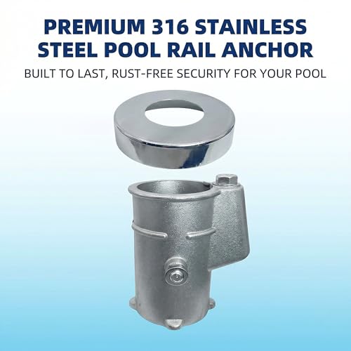 Premium 316 Stainless Steel Pool Ladder Handrail Anchor - Image 5