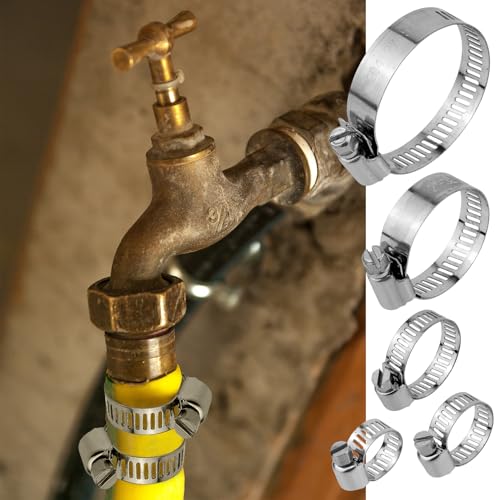 Adjustable Pipe Clamp, Clamps Heavy Duty,5 Pcs 1/4-2 in (6-51mm) - Image 6