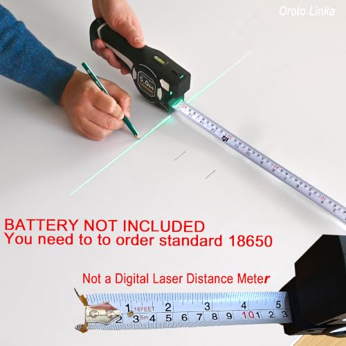 Laser Tape Measure with Upward Green Laser Line, Measure Ceiling - Image 6