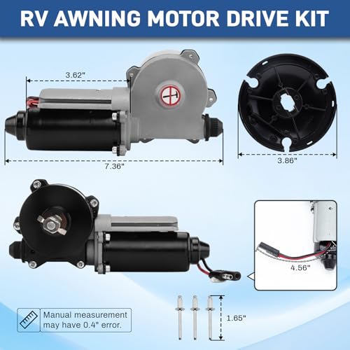 3317084.000U RV Awning Motor for Dometic 9200 - Image 4