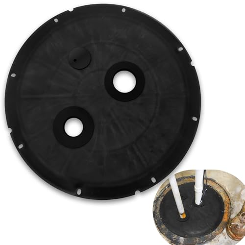 Two Round Holes Sump Pump Cover, Septic Tank Lid, 20.5 Inch - Image 2