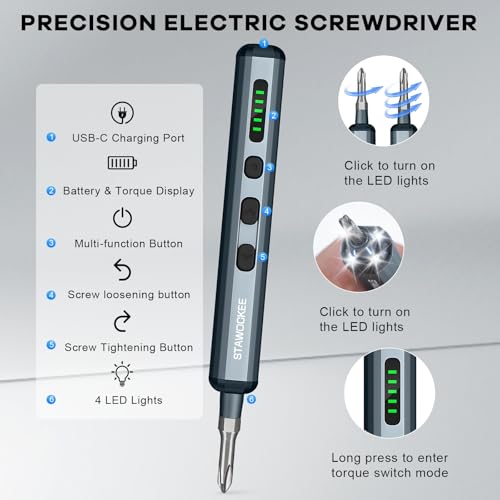 Mini Precision Electric Screwdriver 68 in 1 Small Screwdriver Set - Image 4