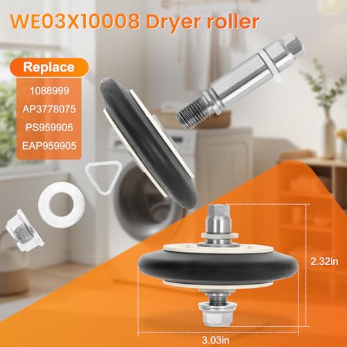 Dryer Repair Kit Compatible with ge Dryers Includes 4 PCS - Image 4