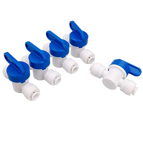Inline Shut Off Ball Valve 1/4 inch OD Tubing&Hose&Pipe Use - Image 2