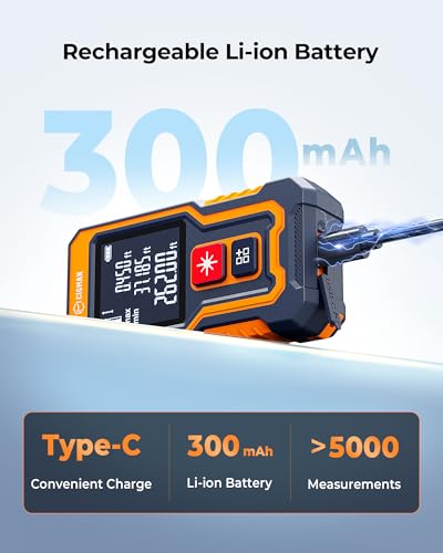 CIGMAN Mini Laser Measuring Tool, 262Ft Laser Measure - Image 6