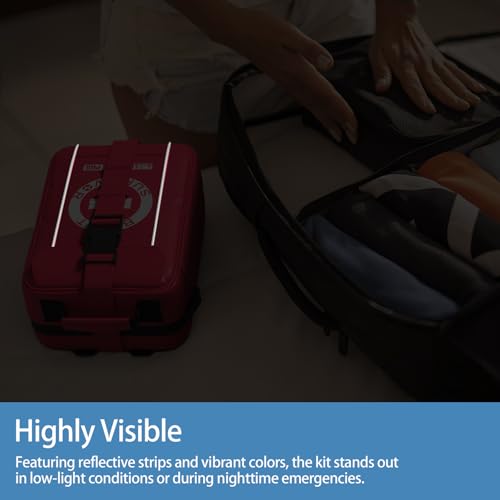Comprehensive First Aid Kit -Labeled Compartments | Travel Essentials - Image 8
