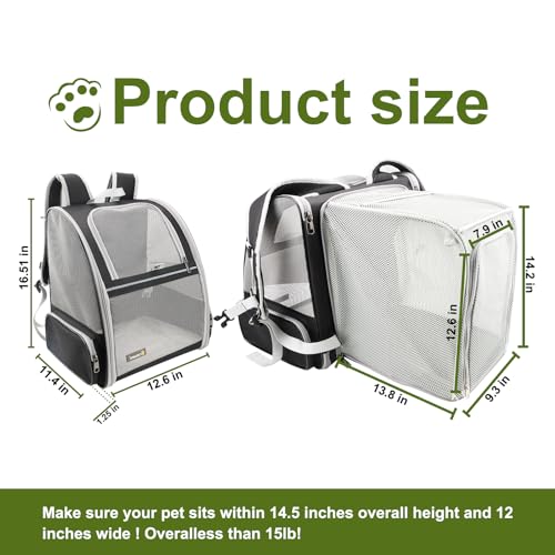 Texsens Innovative Traveler Bubble Backpack Pet Carriers - Image 3
