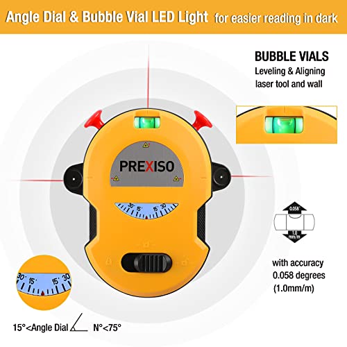 PREXISO Multi Surface Laser Level LED Light Vial, Cross - Image 5