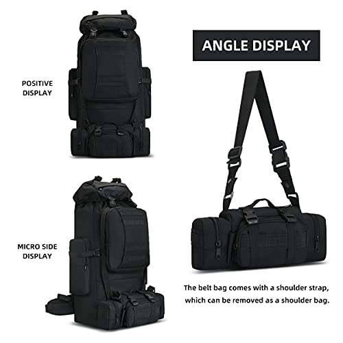 100L Camping Hiking Backpack,Molle military Tactical - Image 4