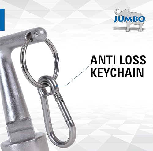 JUMBO Curb Box Key Wrench, Stainless Steel Water Valve | Hand Tools - Image 8