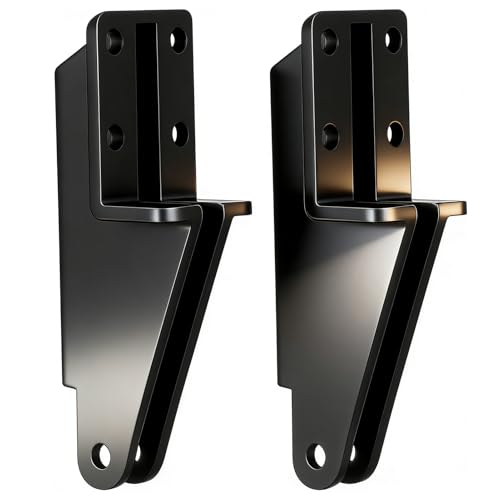 2 Pack Storm Door Closer Replacement Kit, Post Jamb Bracket Black - Image 2