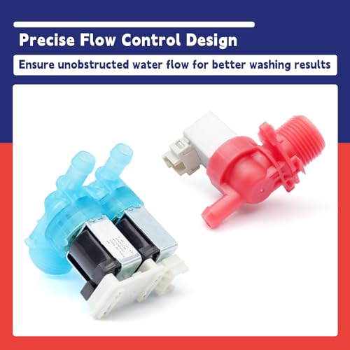 W11688994 & W11688995 Washer Cold and Hot Water Inlet Valve Set - Image 7