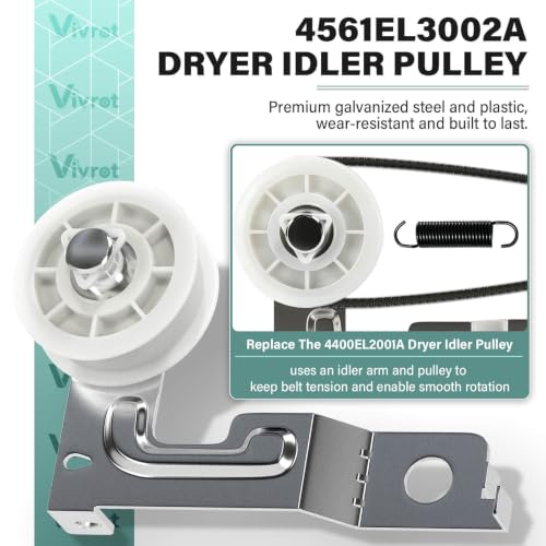 Upgraded Dryer Repair Kit Dryer Roller Kit for LG Kenmore Dryers - Image 7