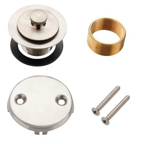 Brushed Nickel Bathtub Tub Drain Conversion Kit,Tub Drain - Image 2
