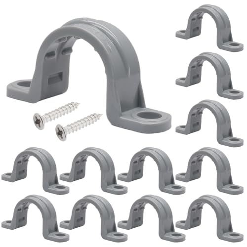 12pcs PVC Conduit Clamp 1/2 Inch Pipe Clamp - Image 4