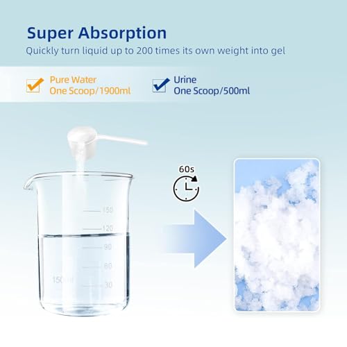 Super Absorbent Powder - 50/100/200 use, Solidify & Gel - Image 4