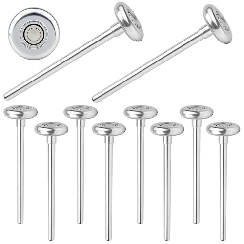 10-Pack 4" Stem 1.8" 10 Balls Steel Garage Door Rollers for 2" - Image 2