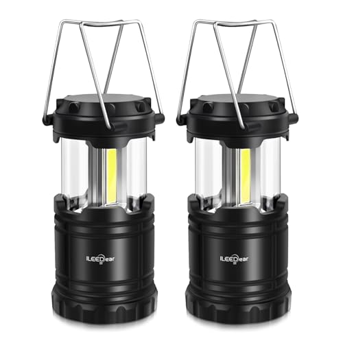 LED Camping Lantern, Battery Operated, 2 Pack - Image 2