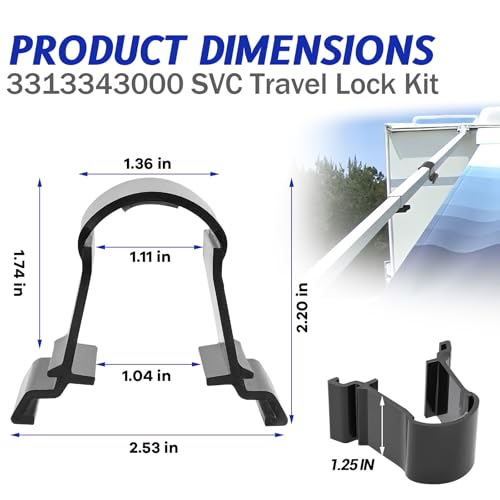 3313343000 Awning Lock Kit for Dometic A&E Sunchaser 8500 & SVC - Image 3
