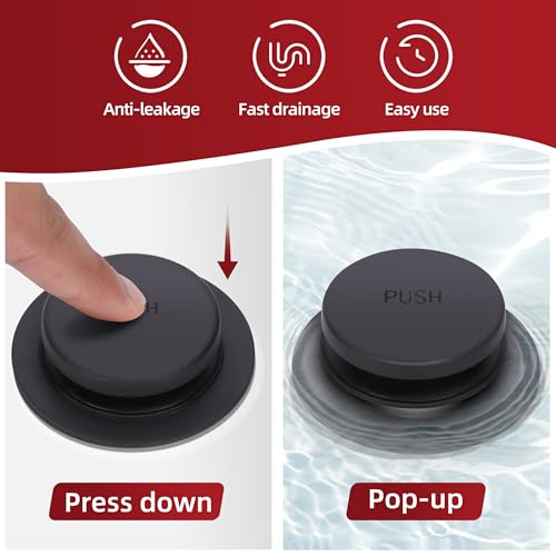 Tip-Toe Tub Drain Trim Kit with One Hole Overflow | Beauty & Personal - Image 6