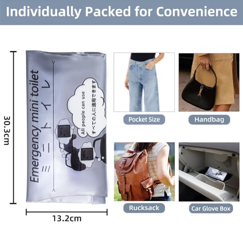 700ml Disposable Travel Toilet – No-Spill with Solidifier - Image 3
