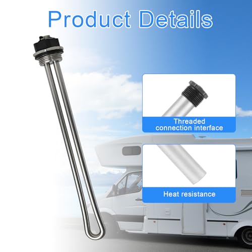 RV Water Heater Kit (7Pcs) - 520789 Heating Element + 1 | Hand Tools - Image 5