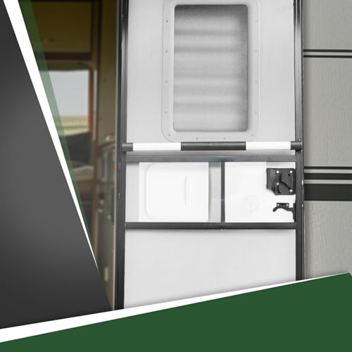RVGUARD RV Screen Door Kit – 12" Slide & Latch Kit, Cross Door - Image 3