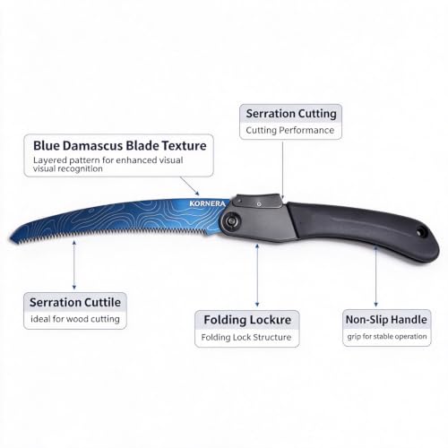 woodworking tools,Foldable Pruning Saw, SK5 High Carbon Hand Saw - Image 5