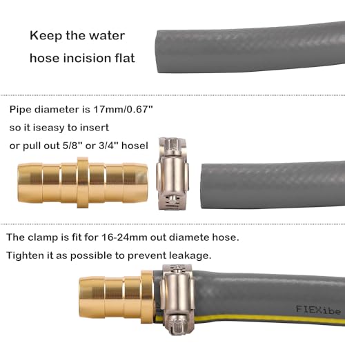 2 Pack Garden Hose Connector Repair Mender Kit | Hand Tools - Image 7