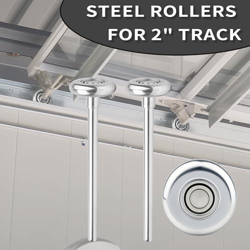 10-Pack 4" Stem 1.8" 10 Balls Steel Garage Door Rollers for 2" - Image 7