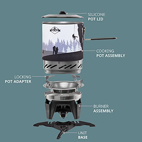 HikeCrew Portable Gas Powered Stove top & Cooking System - Image 5