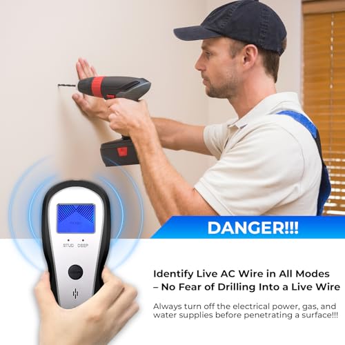 Stud Finder Wall Scanner, Electronic Stud Sensor Detector - Image 7