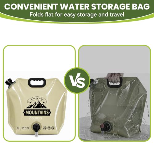 6Pack Collapsible Water Container 8L/2 Gallon Water - Image 7