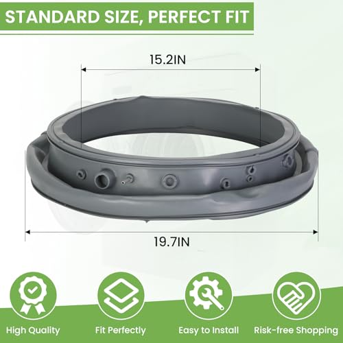 DC97-16140P Washer Door Boot Seal Gasket for Samsung | Home Repair - Image 3
